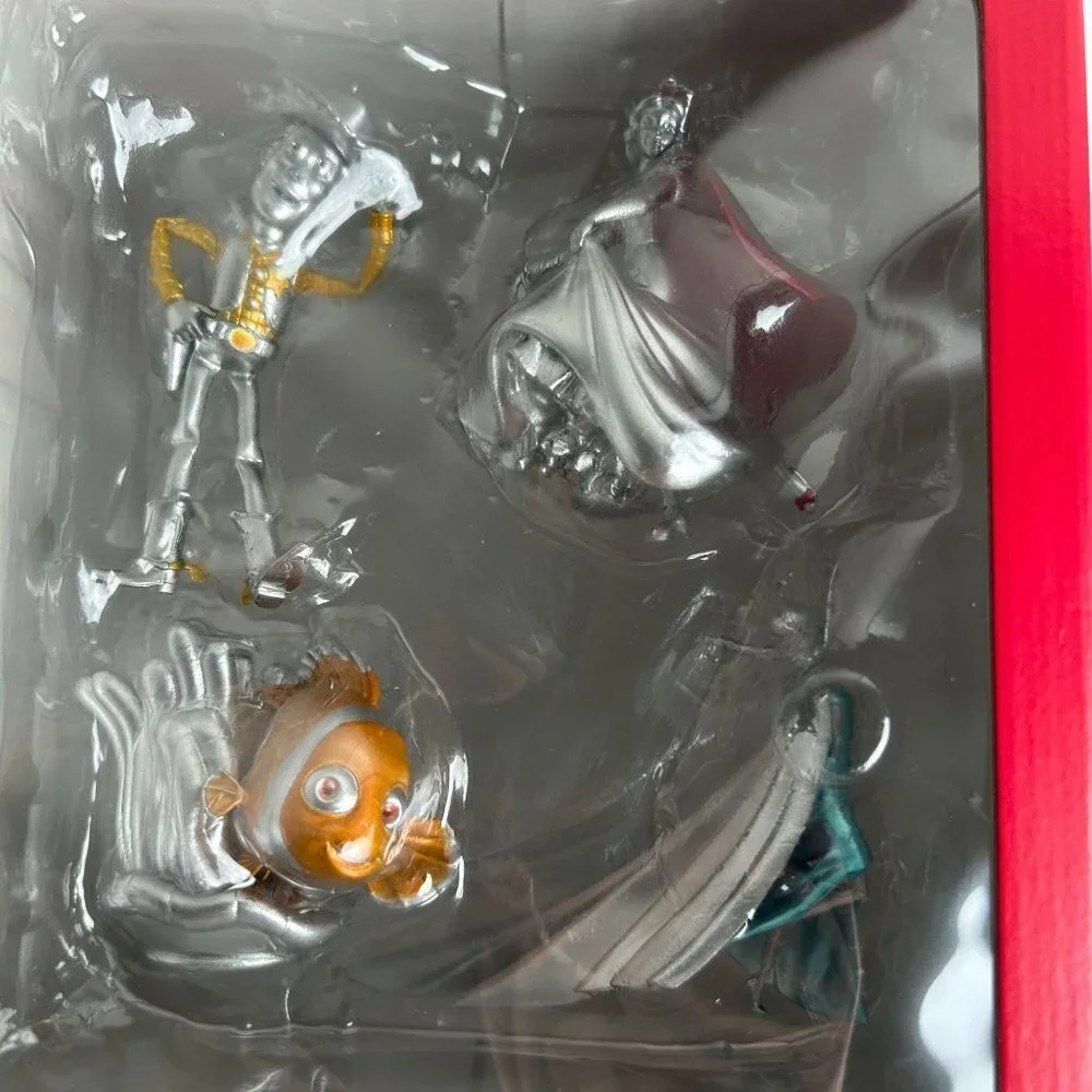 Hallmark Disney Ornaments 100 Years of Wonder Set of 4 Pixar & Princess 2023 NEW